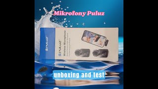 Microphone Puluz unboxing and test usbc Mikrofony do telefonu vlog owanie [upl. by Kersten]