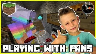 Playing With Fans  Minecraft [upl. by Omrellig]