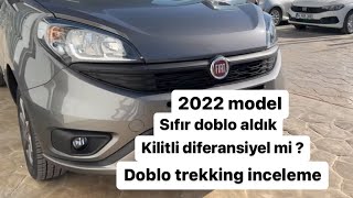 2022 FİAT DOBLO TREKKİNG  SIFIR DOBLO ALDIK KOLTUK ISITMA HIZ SABİTLEYİCİ GERİ GÖRÜŞ YOK YOK [upl. by Moguel]