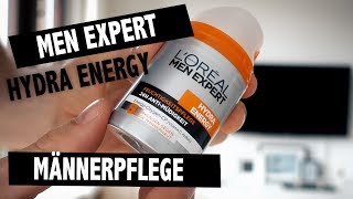 Gesichtspflege Männer ● Loreal Hydra Energie Check Gesichtscreme Männer  DANIEL KORTE [upl. by Warde]