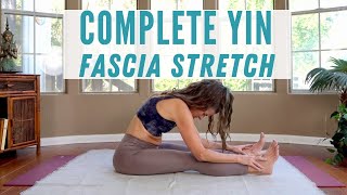 Complete Fascia Stretch  1 Hour Full Body Yin Yoga [upl. by Aketal]