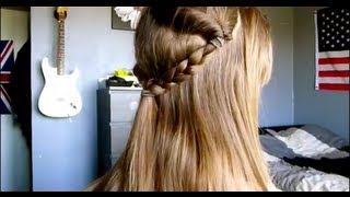 Tutoriel Coiffure n°12   Coiffure dété 3 Les tresses inversées [upl. by Four]