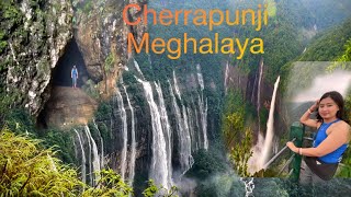 Exploring Cherrapunji Meghalaya  Seven Sister Falls  Nohkalikai Falls  Arwah Cave  Day 2 [upl. by Castro]