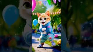 Cute cat dancingप्यारी बिल्ली का डांसquot [upl. by Sihunn625]