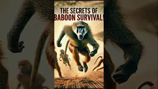 Wildlifes TOUGHEST Survivors Baboons Take the Crown animals animalfacts shorts wildlife [upl. by Mandi879]