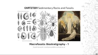 Biostratigraphy  EART27201  Sedimentary Rocks and Fossils [upl. by Nnylatsirk814]