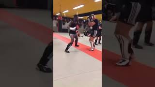 Did This Fighter Cross the Line Uppercut Leads to Intense Sparring Session 🥊 boxing mma [upl. by Enerual617]