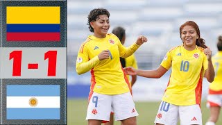 Colombia vs Argentina Highlights  CONMEBOL Femenino SUB20 2024 Final Grupo  522024 [upl. by Htebazileharas202]