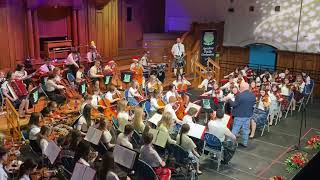 Highland Cathedral  WOW  What a Finale Ayrshire Fiddle Orchestra [upl. by Kciredorb495]