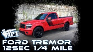 Ford Tremor Quarter Mile Drag Race 123 at 109mph With MPT Tune  F150 Ecoboost [upl. by Asirb]