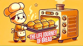 The Life Journey of Bread  From Wheat Seed to Delicious Bread  Educational Video for Kids [upl. by Ellenrahc]