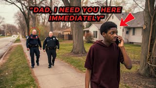 Two Cops Wrongly Search amp Bully BLACK Boy The Next 5 Minutes They Discover Hes Their Bosss Son [upl. by Onilatac]