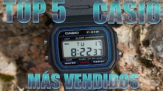 TOP 5  RELOJES CASIO MÁS VENDIDOS [upl. by Herbst]