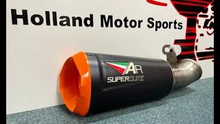 KTM 1290 Super Duke R 2020 Austin Racing V3 200mm vs Stock exhaust superduke [upl. by Amasa]