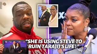 50 Cent Reveals How Oprah Is Using Steve Harvey To Blackball Taraji [upl. by Airbas438]