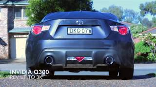 Best Invidia Q300 vs R400 comparison Toyota86 amp BRZ [upl. by Ursula]