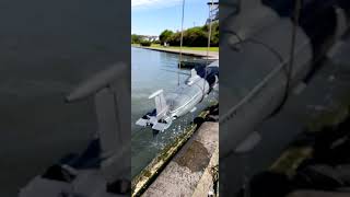 Russian RC Typhoon class static type dive electric submarine ready for dry dock [upl. by Sadiras]