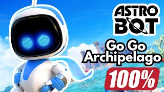 Astro Bot Go Go Archipelago Walkthrough Guide 100 All Bots Rescued and Jigsaw Pieces [upl. by Stearne]