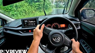 POV REVIEW  DAIHATSU NEW AYLA 10 X MT 2023  PAKET HEMAT TETAP NIKMAT 🤔  Car Tour amp Test Drive [upl. by Bentlee281]