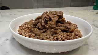 Gurish with Buckwheat Recipe BeefWithBuckwheat GurishRecipe ComfortFood EasyDinner HomeCooking [upl. by Towland]