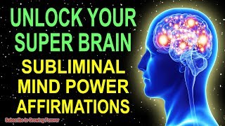 Program Your Mind Power For Extreme Intelligence Subliminal GENIUS Affirmations While You Sleep [upl. by Jordana586]