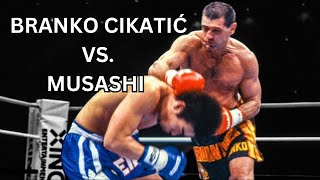 Branko CIKATIĆ vs Akio Mori MUSASHI K1 Kings 1997 [upl. by Sidwell]