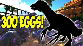 ARK THERIZINOSAUR BREEDING AND MUTATIONS ALPHA THERIZINOS Ark Ragnarok Extinction Core [upl. by Davies]