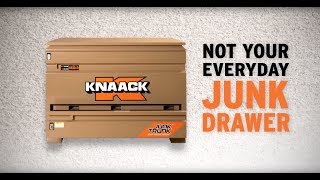 KNAACK 4830D Junk Trunk Jobsite Storage Box [upl. by Oalsecnew]