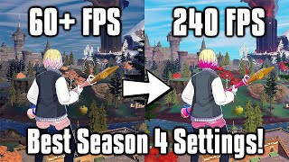 Fortnite Season 4 Settings Guide  FPS Boost Colorblind Modes amp More [upl. by Heim81]