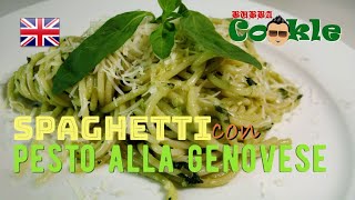 EN Recipe SPAGHETTI CON PESTO ALLA GENOVESE [upl. by Klehm627]