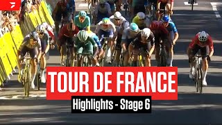 Extended Highlights  Stage 6  Tour de France 2024 [upl. by Melc]