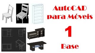 Como desenhar Móveis com AutoCAD  Parte 0103 Básico [upl. by Aronoh]