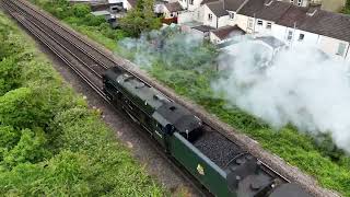 Steam Train running through Sittingbourne [upl. by Nyliret]