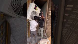 We Installed a Mitsubishi Heavy 13 Ton Air Conditioner [upl. by Irtimd]