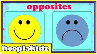 Preschool Activity  Learn Opposites  HooplaKidz [upl. by Azmah129]