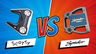 Scotty vs Spider  Which PUTTER is better [upl. by Sashenka622]