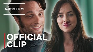 Persuasion  Dakota Johnson amp Cosmo Jarvis Awkward Meet Cute  Official Clip  Netflix [upl. by Airret160]