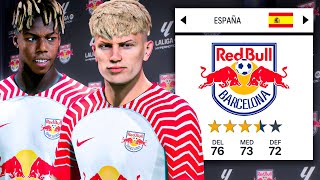 FUNDÉ el RED BULL BARCELONA Modo Carrera FC 2024 [upl. by Grove]