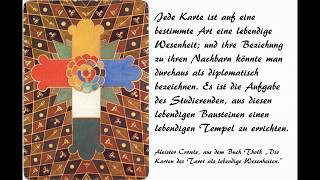 Aleister Crowley Zitate aus quotDas Buch Thoth Ägyptischer Tarotquot [upl. by Ayom234]