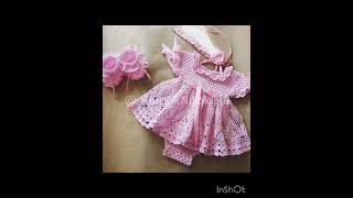 VESTIDO CROCHE INFANTIL INSPIRAÇÕES [upl. by Mckinney]