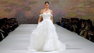 Marchesa For Pronovias Bridal Spring 2023  Barcelona Bridal Fashion Week [upl. by Saiasi]