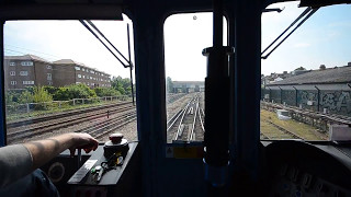 UNREFURBISHED D STOCK AT ELM PARK STATION WITH MIND THE GAP [upl. by Annig]