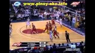 PBA Alaska vs BMeg Llamados Part 2  October 12 2011 [upl. by Anialed]