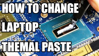 BEGINNERS GUIDE How To Change Laptop Thermal Paste [upl. by Siddra]