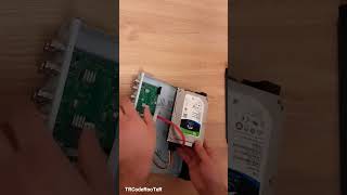 DVR Kayıt Cihazına Harddisk Nasıl Takılır diy cctv cctvcamera [upl. by Cohdwell220]