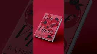 Day 7 Den of Vipers redesign bookcoverdesign bookcover bookcoverart [upl. by Bocaj]