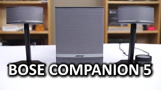 Bose Companion 5 Desktop PC Speakers [upl. by Birkner]