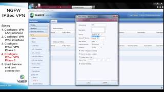SANGFOR NGFW IPSEC VPN Configuration [upl. by Ilsel]