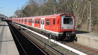 SBahn Hamburg  S21 bis Pinneberg mit den Zügen der Baureihe 472 1080p [upl. by Ailaht]