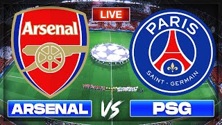 Arsenal vs PSG LIVE Champions League Stream [upl. by Tandy]